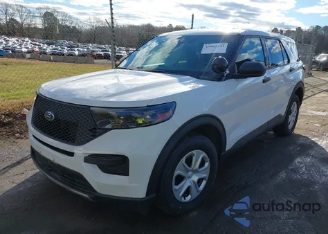 2025 Ford Explorer Police Interceptor z USA, uszkodzony, nr VIN 1FM5K8AW7SGA32192